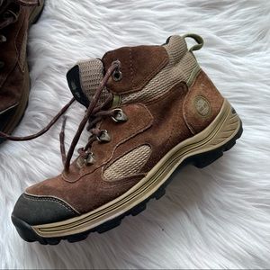 Timberland GoreTex Euro Hiker Youth Size 7 Brown Trail Hiking Walking Sneakers